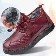 【35–41】Új női meleg pamut hótaposó – vízálló, csúszásmentes, puha és kényelmes téli csizma