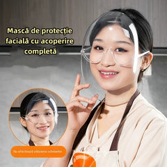 【umpără 1 și primești 1 gratuit】Vizieră de protecție transparentă cu acoperire completă