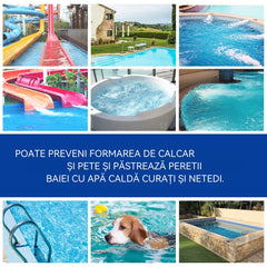 🔥【Cumpără 1, primești 1 gratis】🏊‍♀️💧Tablete de curățare a piscinei pentru apă curată și limpede.