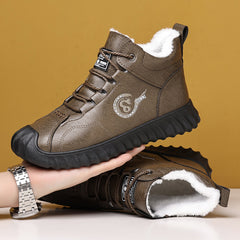 💥50% KEDVEZMÉNY🔥Téli meleg férfi magas szárú pamutcipő