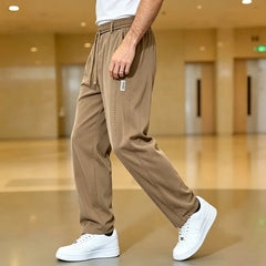 Pantaloni Casual Stil Militar cu Șnur, Model Confortabil Anti-Uzură pentru Outdoor și Lucru, Textură Moale și Respirabilă, Stil Universal Minimalist