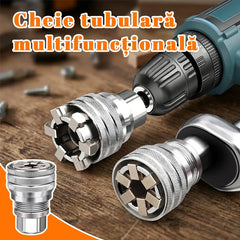 Set de 2 chei tubulare magice universale | Un set poate manipula piulițe și șuruburi de diferite dimensiuni | Economisește timp, efort și crește eficiența
