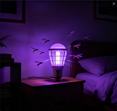🦟🦟Bec LED antițânțari – soclu E27, utilizare în interior/exterior