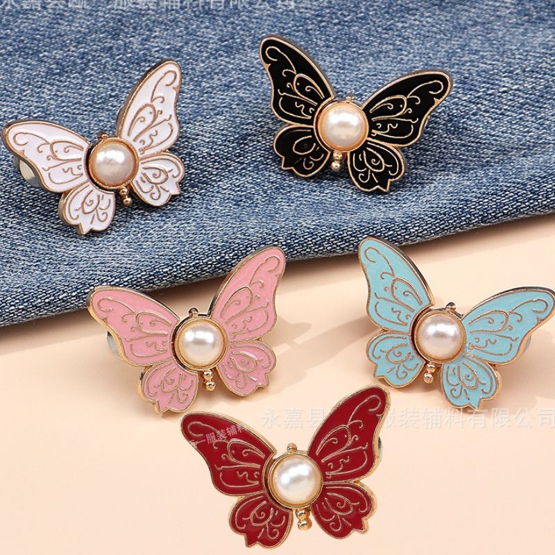 🌸🦋 Cumperi 5, primești încă 5 CADOU! 🎁💜✨ Cataramă reglabilă detașabilă în formă de fluture