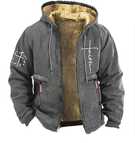 🔥🔥【S–5XL】Férfi vastag polár kabát – meleg, kényelmes és hétköznapi stílus