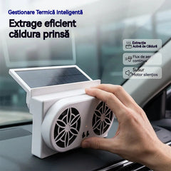 🌀 Ventilator auto cu alimentare solară