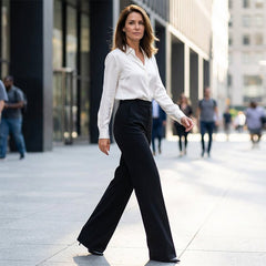 ⏳Reducere limitată de 50%🔥👖Pantaloni cu talie înaltă pentru femei