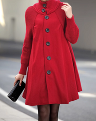 🔥【M–5XL】Női gyapjúkabát · Kényelmes, középhosszú, divatos · 50% kedvezmény