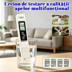 【3 buc】Tester Calitate Apă Digital 3-în-1: Pen TDS, EC și Temperatură – Portabil și de Înaltă Precizie pentru Uz Casnic