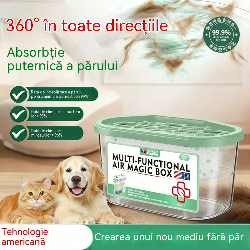 🐕【Cumpără 1, primești 1 gratis】🐱Magic Box, lako uklanja dlake kućnih ljubimaca i neugodne mirise iz vašeg doma🔥 Posebna ponuda za 2026