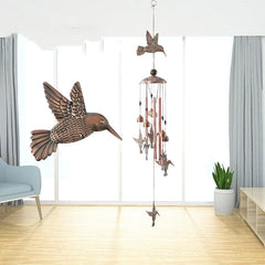 🎐👼 Decor perfect pentru grădina de vis: Clopot de vânt din fier forjat cu motive îngerești