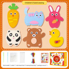 ✨Kit de cusut DIY, lucrat manual, interesant pentru copii