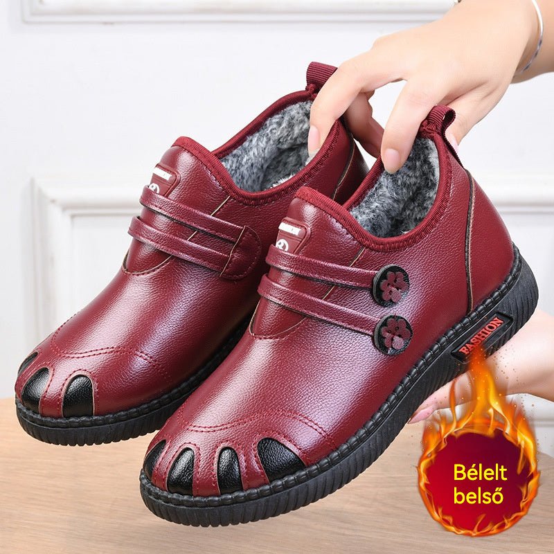 30% KEDVEZMÉNY💥🔥【36-41】Új téli csizma meleg gyapjúból, vízálló és csúszásgátló.