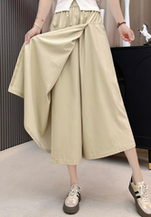 🧊👖 Pantaloni largi de vară din ice silk – moderni, răcoroși și cu efect de subțiere