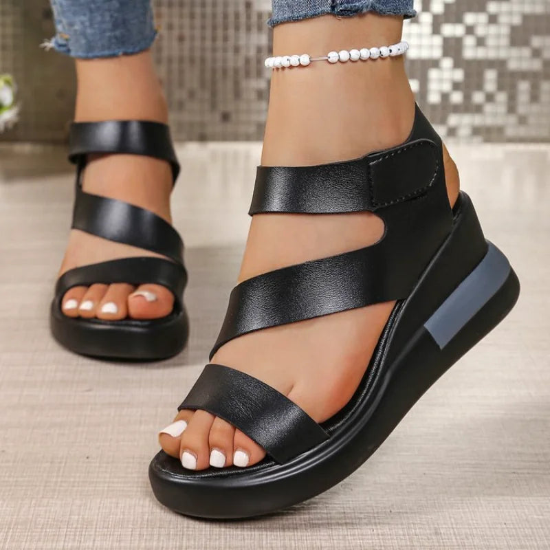 Sandale Sport cu Platformă și Barete – Mers Stabil, Confort Maxim și Fără Durere! 👡✨
