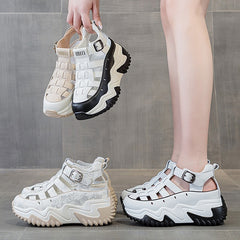 【35-40】2026 noul stil de vară, versatile, la modă, lejer, sandale cu talpă groasă