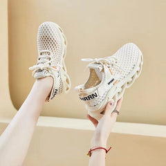🏆【36-40】👟💖Pantofi noi de primăvară și vară din plasă respirabilă cu talpă groasă