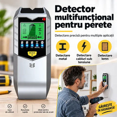 🔍 Detector Multifuncțional pentru Perete SH402 – Găurește în Siguranță! Detectare Precisă pentru Lemn, Metal și Cabluri sub Tensiune!