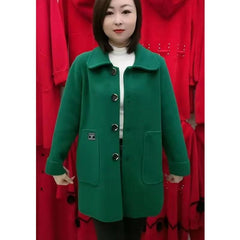 🏆🔥【M-4XL】Megfordítható gyapjúkabát középkorú és idősebb nőknek