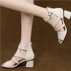 👡✨【Top 3 în Clasamentul Recenziilor Magazinului】Sandale Romane Fashion din Piele Moale