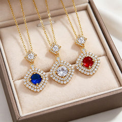 💎 [Bratară + Lănțișor] Set de bijuterii elegante și premium cu diamante
