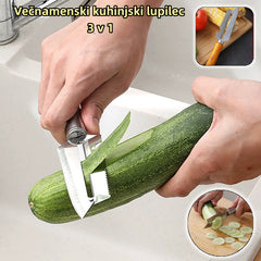 ✅【Cumpără 3, primești 3 gratis!】🧅🔪 Curățător de bucătărie multifuncțional 3 în 1