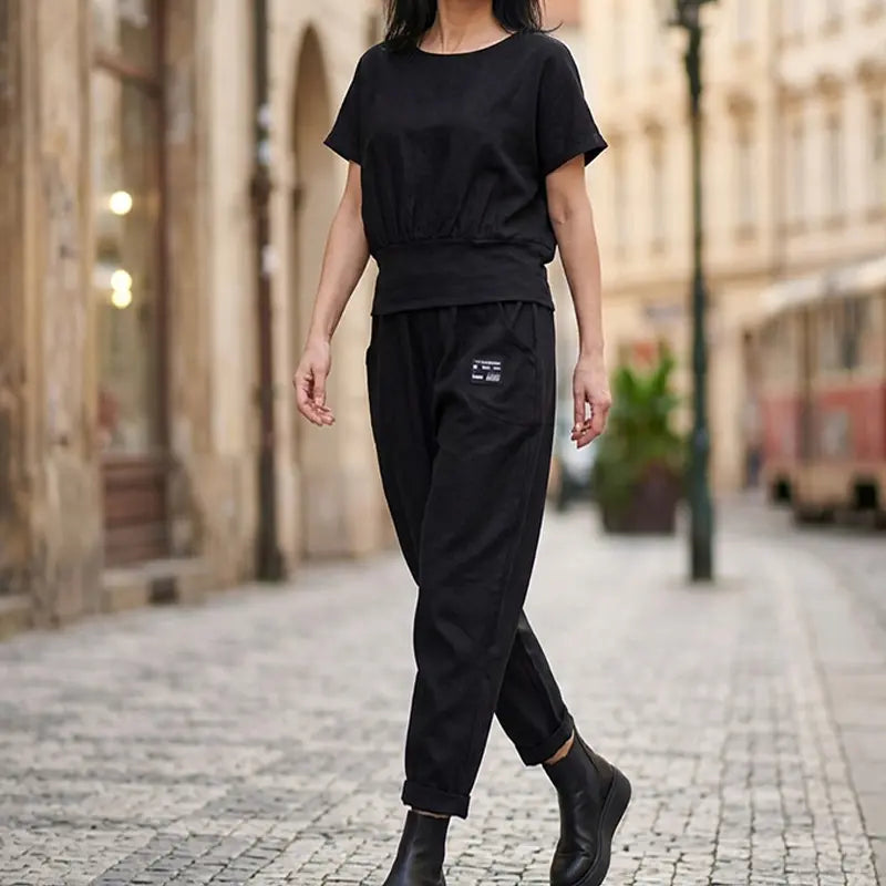 Set Casual din Material Premium – Confort Absolut și Eleganță Relaxată în Fiecare Zi! 🌿✨