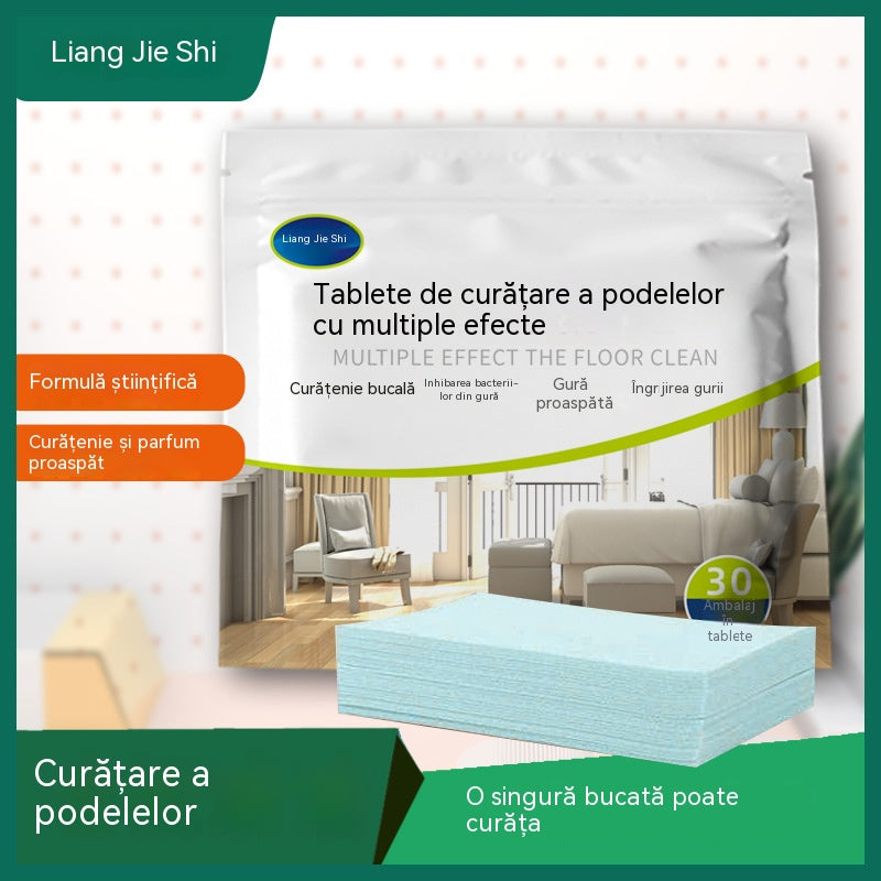 🏠🔥【5 paquetes】150 de tablete de curățare multifuncționale, antibacteriene și dezodorizante | Potrivite pentru parchet, pardoseli laminate, gresie și pereții rulotelor