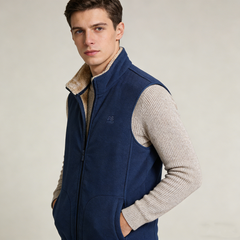 🔥【Korlátozott idejű akció】🧥 Férfi meleg polár mellény – báránygyapjú hatású béléssel (M–5XL)