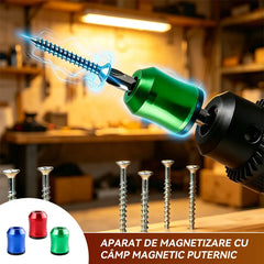 🧲 Inel Magnetic Universal pentru Biți și Șurubelnițe – Magnetizare Puternică, Anti-Alunecare, Cumpără 1 și Primești 3! 🔧🔥