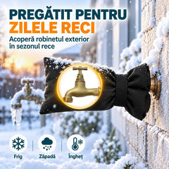 ❄️ Set 4 Huse de Protecție Termică pentru Robinetul Exterior – Previne înghețul și spargerea robineților în sezonul rece! 🚰🏠