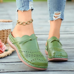 Mocasini Casual din Piele Naturală cu Decupaje: Talpă Moale Flexibilă, Mărimi Mari 36-43