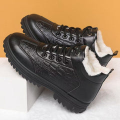 【39-44】🔥Férfi téli pamutcipő, polár béléssel és vastagítással, üzleti és hétköznapi használatra