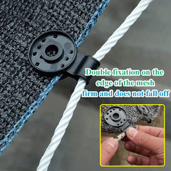 Műanyag kapcsok árnyékolókendőhöz --【100 db készlet --12200 Ft】