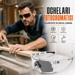 Ochelari de Protecție Multipurpose pentru Muncă și Sport – Anti-Praf, Anti-Vânt și Protecție UV400 pentru Lucrări de Tâmplărie, Bricolaj, Service Auto, Grădinărit și Ciclism