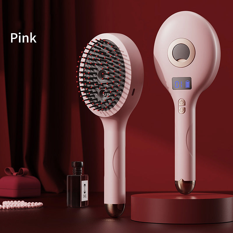 💆‍♀️ Perie de masaj cu spray de îngrijire – relaxează scalpul, potrivită pentru îngrijirea părului acasă și coafare, cu funcție de masaj prin vibrații
