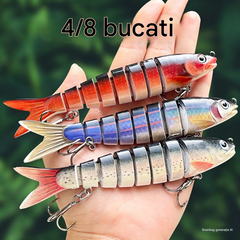 🎣【4 articole】Momeală artificială de pescuit multi-segment