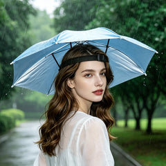 🛍️ Mâini Libere în Aer Liber! Pălărie Umbrelă Portabilă și Antivânt | Strat UV Gros