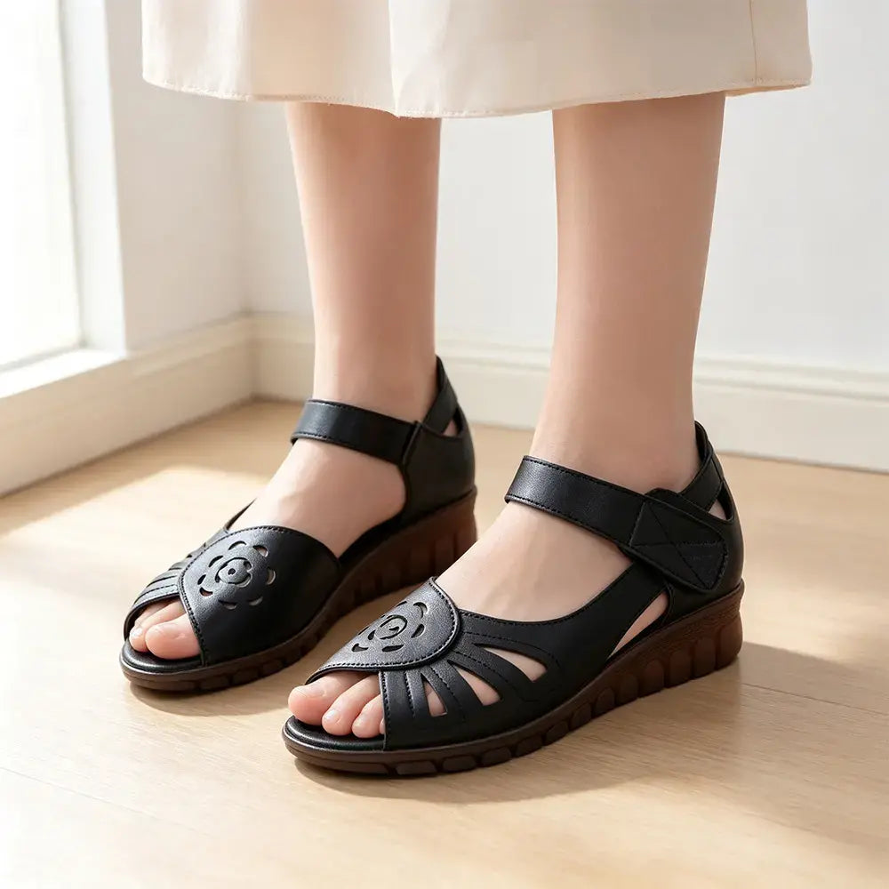 🔥【35-41】Stil nou pentru vară, sandale confortabile de damă din piele naturală cu talpă moale