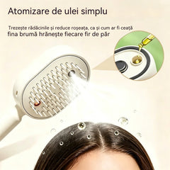 ⚡💨 Uscător electric cu pieptene de masaj și pernă de aer
