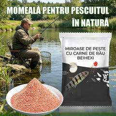 【 Set 10 Plicuri】Momeală Profesională pentru Pescuit la Râu,Atracție Puternică cu Extract de Creveți și Alge, Rezistentă la Curenți Rapizi