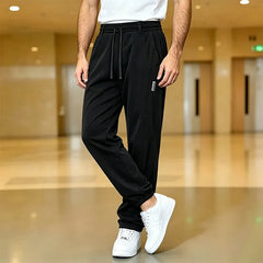 Pantaloni Casual Stil Militar cu Șnur, Model Confortabil Anti-Uzură pentru Outdoor și Lucru, Textură Moale și Respirabilă, Stil Universal Minimalist