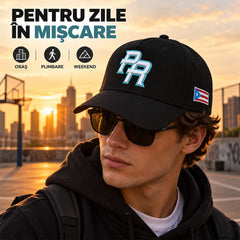 🧢 Șapcă de Baseball Unisex cu Broderie 3D și Detalii Ripped – Stil Streetwear Vintage, Cozoroc Curbat de 7 cm, Marime Reglabilă și 6 Variante de Culoare!