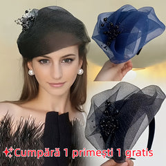🔥【Cumpără 1 Primești 1 Gratuit】Accesoriu din plasă pentru păr – acoperă firele albe și oferă volum pentru un efect de față mai suplă