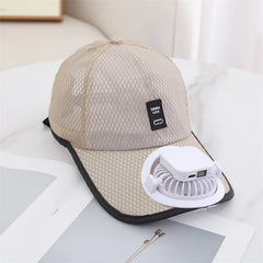 ☀️ Șapcă de Vară cu Ventilator Solar și Reîncărcabilă USB – Protecție UV, Răcorire Instantanee, Ajustabilă, 5 Culori! 🧢💨