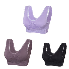 🔥Ofertă specială (Pachet 3) 🔥Sutien confortabil cu dantelă în față