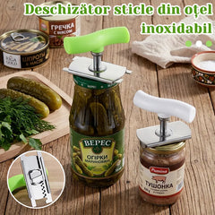 🍾【Cumperi 1, primești 1】Deschizător multifuncțional de sticle din oțel inoxidabil, reglabil