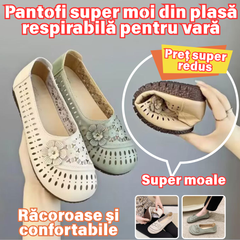 【35-40】Pantofi de dama，Pantofi cu talpă moale anti-alunecare din piele de vacă