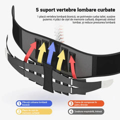 🏥 Recomandat de Medici! Centură Lumbară Medicală Premium – Suport pentru Hernie de Disc, Ajustabilă și Respirabilă, Reducere de Preț! 🩺✨