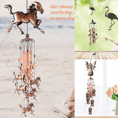 🎐👼 Decor perfect pentru grădina de vis: Clopot de vânt din fier forjat cu motive îngerești